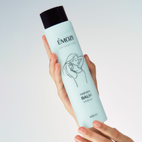 Бальзам для поврежденных и сухих волос EMOZI Satisfaction HAIR SOS BALM, pH 3,5-4,0