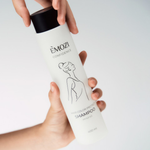 Шампунь для окрашенных волос EMOZI Confidence HAIR COLOR PROTECT SHAMPOO, pH 5,0 - 5,5