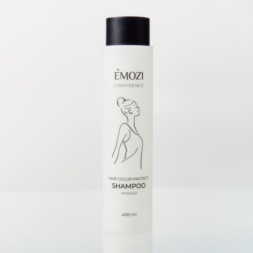 Шампунь для окрашенных волос EMOZI Confidence HAIR COLOR PROTECT SHAMPOO, pH 5,0 - 5,5